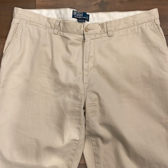 Polo khakis flat front  40/32 Suffield pant in soft 100% cotton - Picture 4 of 8